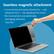 Seamless magnetic attachment
- Conveniently and easily attaches to — and detaches from — the MacBook Pro frame
- No inconvenient and potentially damaging adhesives required