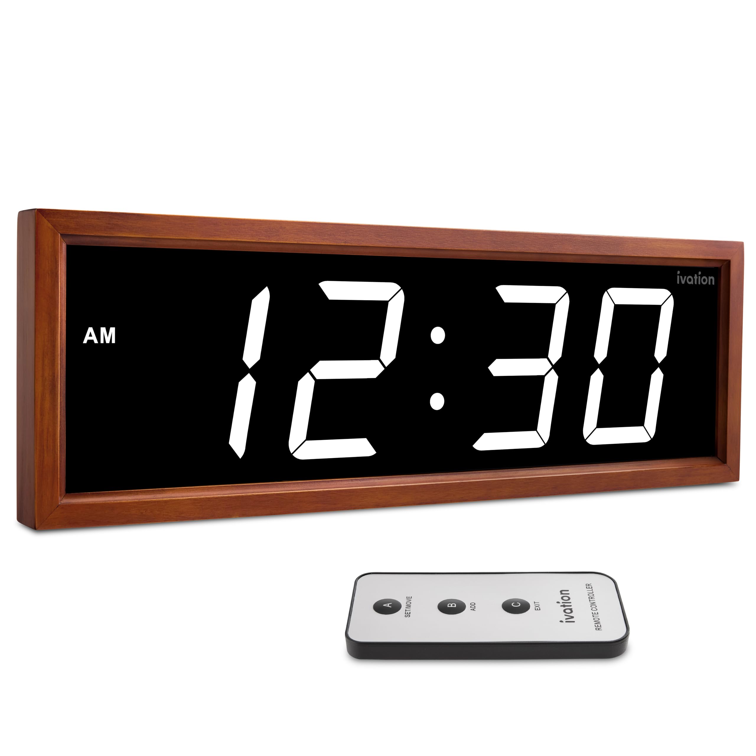ivation AM 12:30 A SET/MOVE ADD C EXIT ivation REMOTE CONTROLLER