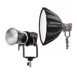 Aputure - STORM 400x Tunable White LED Monolight (Gold Mount) with 35-Inch Softbox