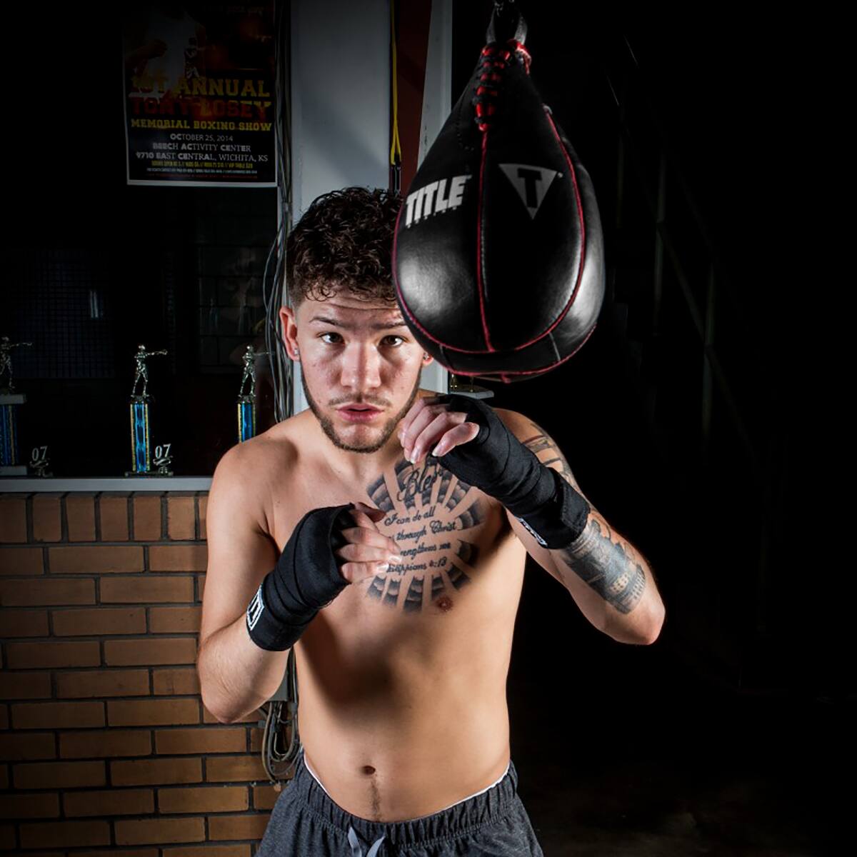 ANNUAL TONY LOSEY MEMORIAL BOXING SHOW  
OCTOBER 21, 2014  
BERCH ACTIVITY CENTER  
9710 EAST CENTRAL, WICHITA, KS  

TITLE:  
07 07  
Sound of all Sha Bhonud - glim 4 Egpions