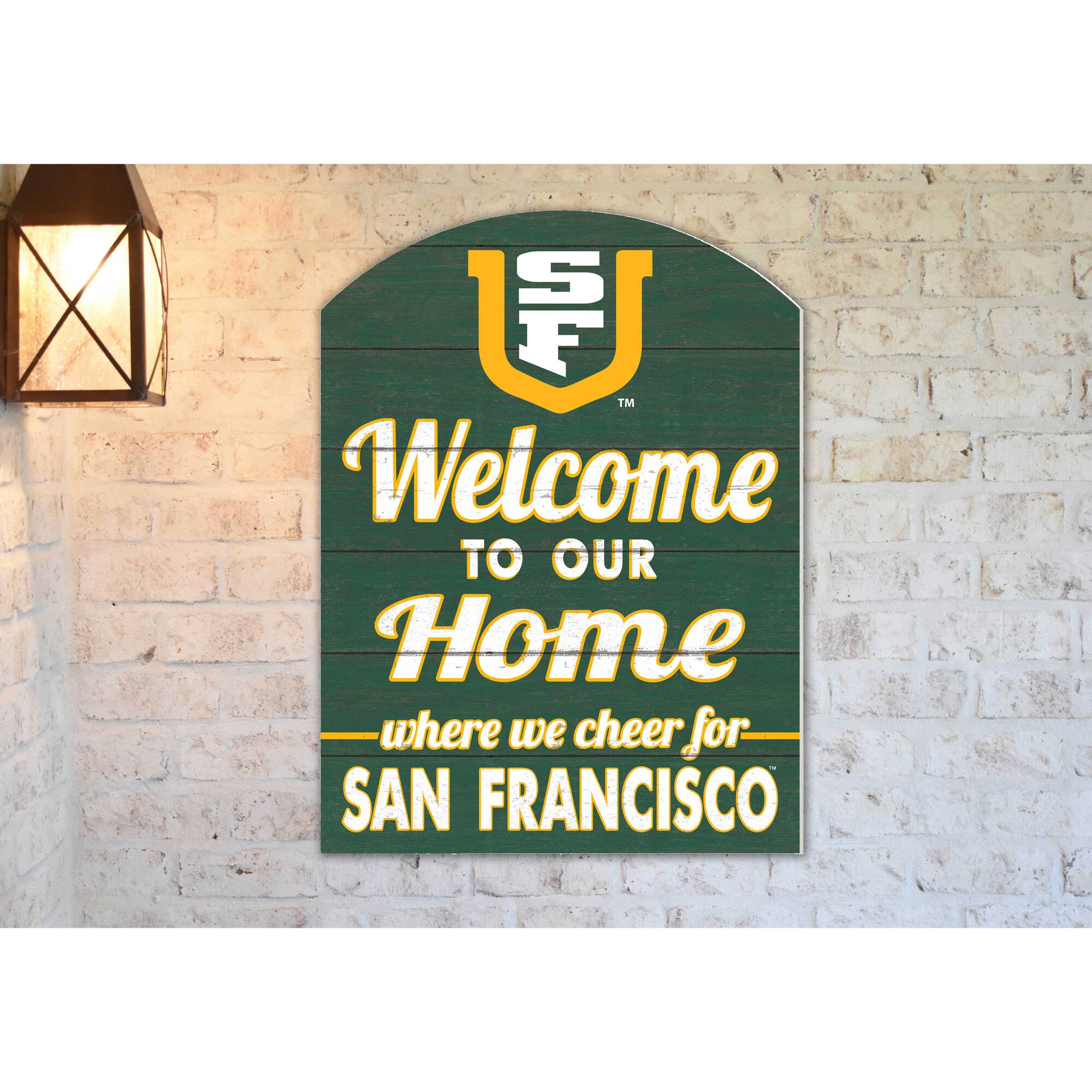 SF TM  
Welcome to our Home  
where we cheer for SAN FRANCISCO