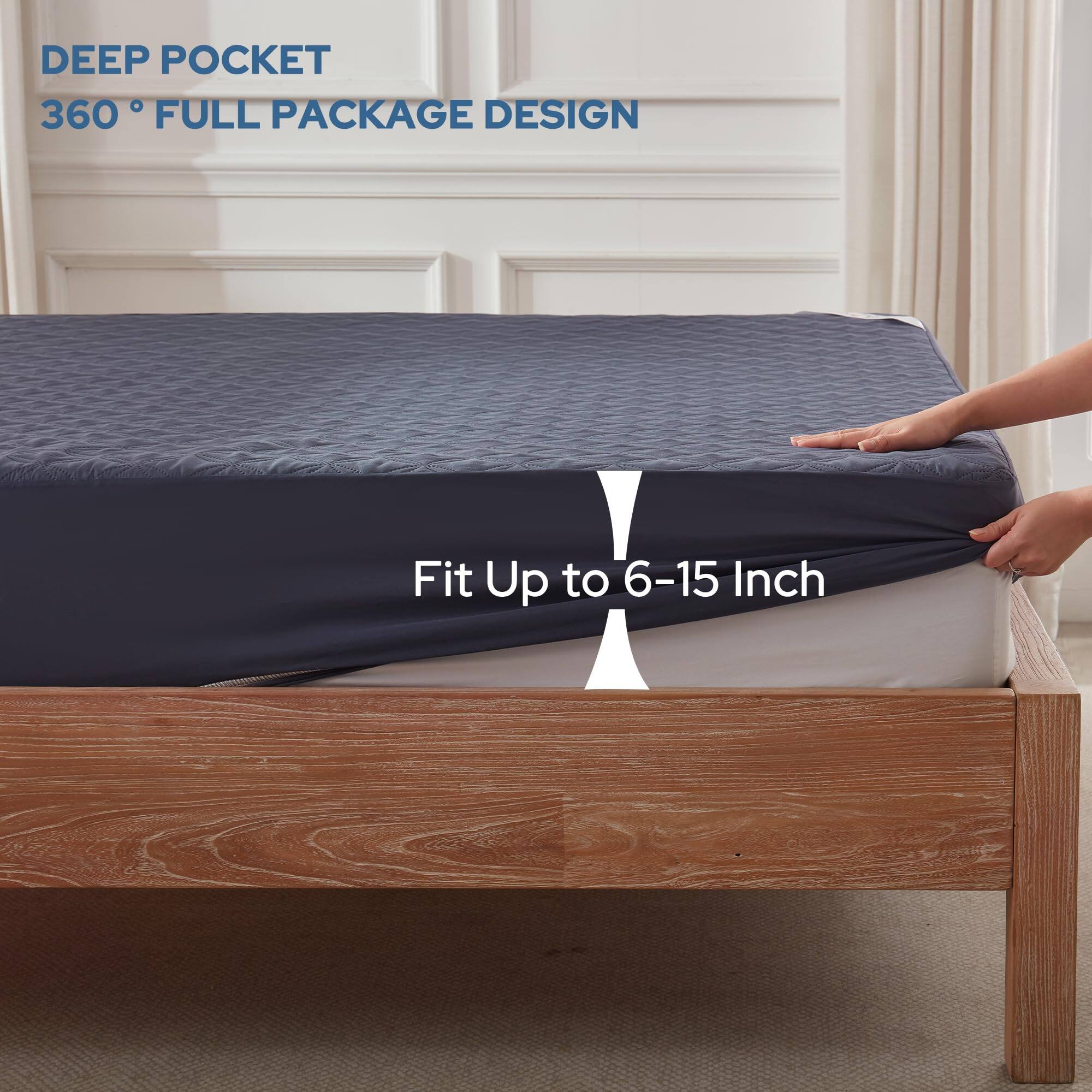 DEEP POCKET  
360° FULL PACKAGE DESIGN  

Fit Up to 6-15 Inch