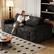 Alt View 4. Trinkets Crazed - 71" 3-Seater LoveSeat Sofa Plush Corduroy Boneless Couch with High Cushion Backrest and Wider Armrest - black.