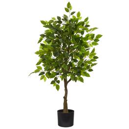 BreeBe - 39" Ficus Artificial Tree - Green