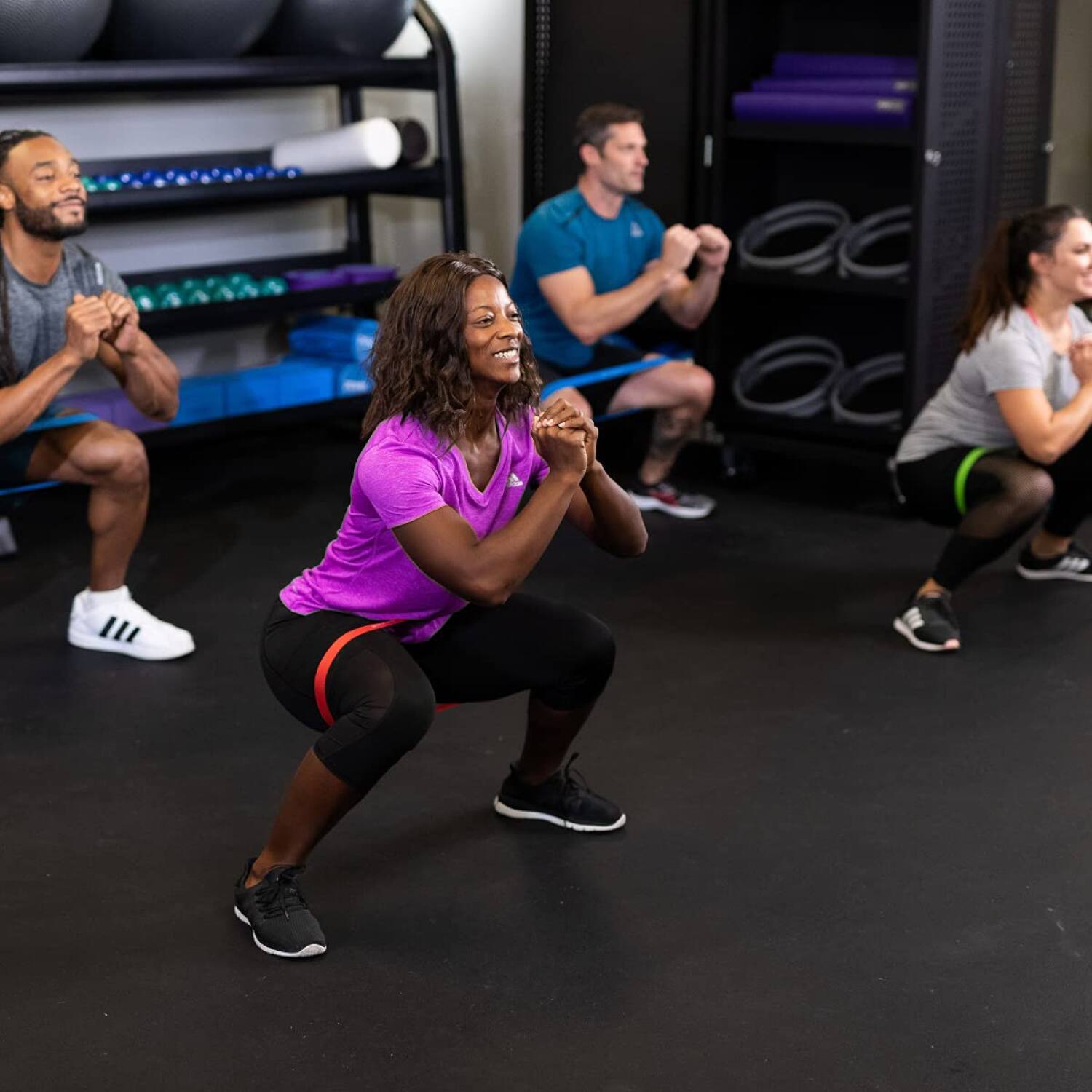 Alt View 5. Power Systems - 12" Versa Loop Resistance Band - Extra Heavy (18-71 lb) Durable Workout Bands - Purple.