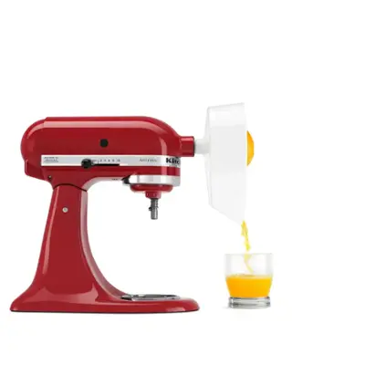 White Citrus Juicer Attachment for KitchenAid Stand Mixer