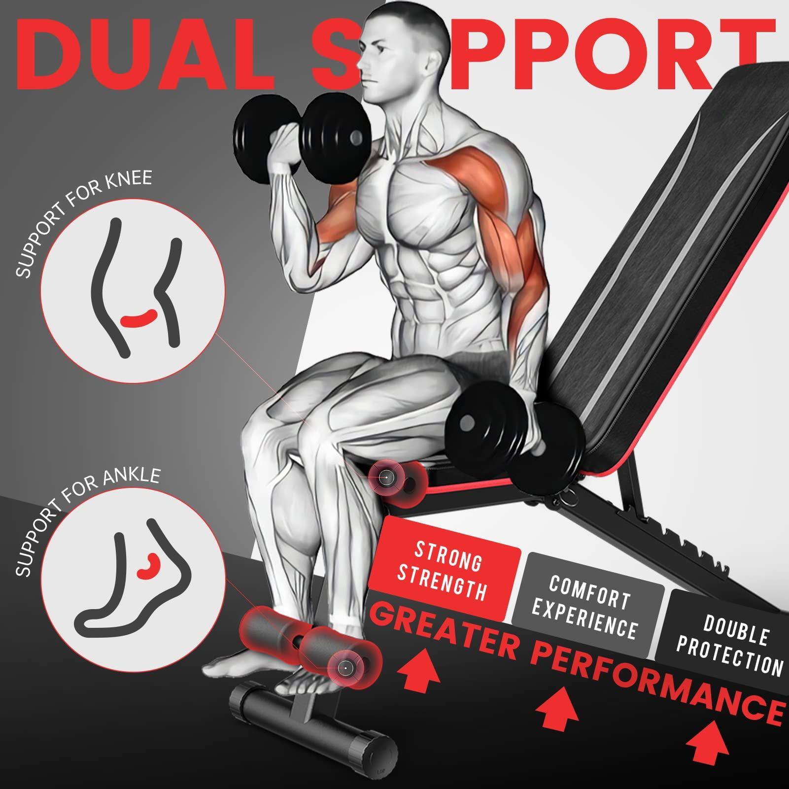 DUAL SUPPORT

- SUPPORT FOR KNEE
- SUPPORT FOR ANKLE

STRONG STRENGTH  
GREATER PERFORMANCE  
COMFORT EXPERIENCE  
DOUBLE PROTECTION