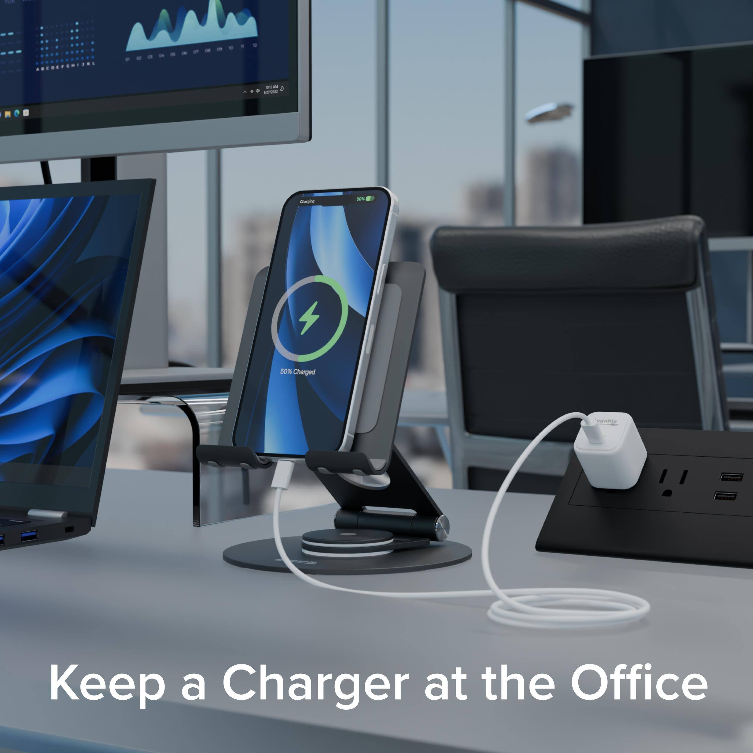 Keep a Charger at the Office