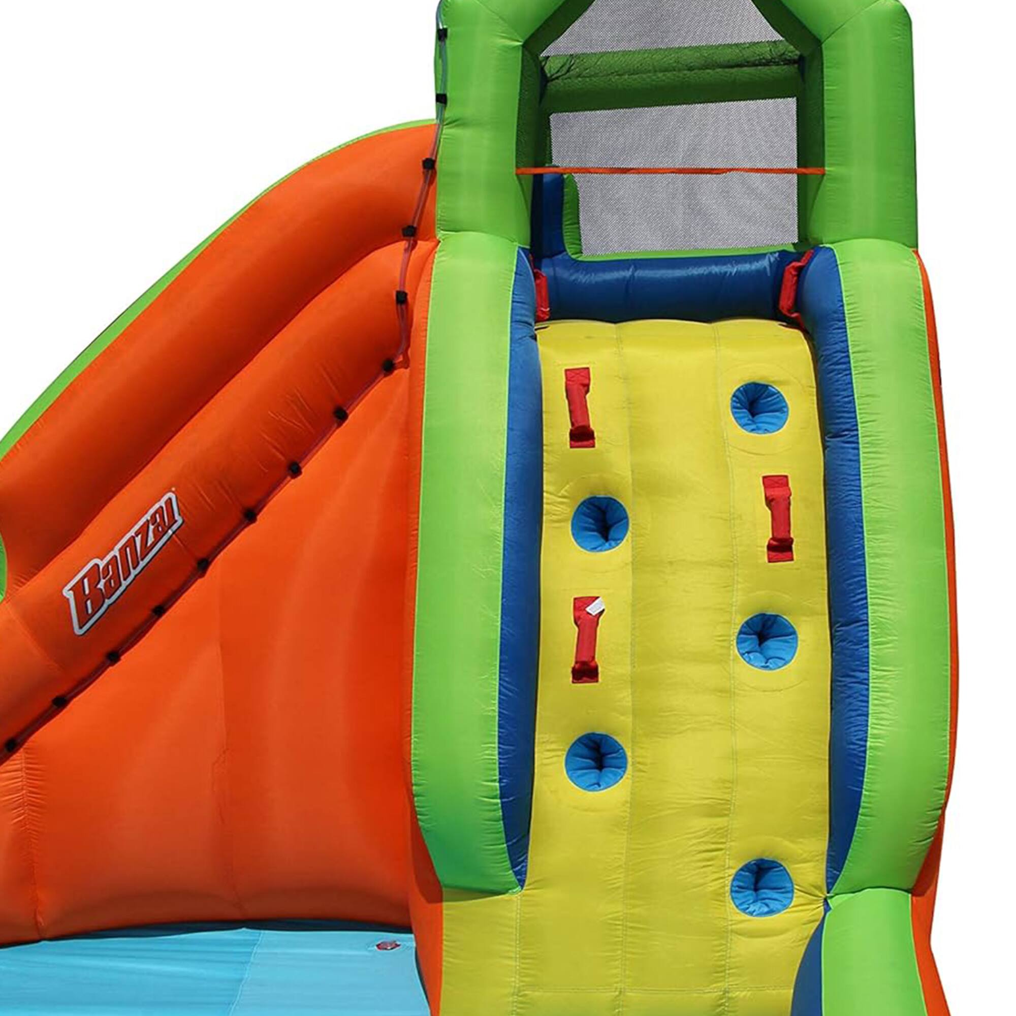 Alt View 8. Banzai - Banzai Gushing Geyser Water-Spraying Inflatable Pool Water Park Set, Multicolor - Multicolor.