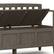 Alt View 12. Simpli Home - Brooklyn Entryway Storage Bench - Farmhouse Grey.