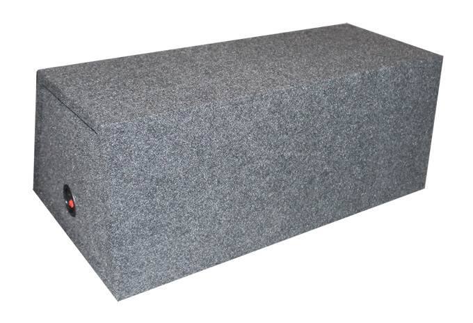 Alt View 2. QPower - QPower QSMBASS15 Dual 15" Carpet Subwoofer Sub Box Sealed Speaker Enclosure.