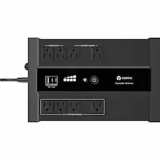 SURGE ONLY
BATTERY + SURGE
100 Se
CHARGER
SV = 2 2A
VERTIV
PowerUPS 100 Series
BATTERY + SURGE