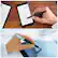 Alt View 3. Unique Bargains - 5pcs 2 in 1 Phone Touch Screen Pen Resistive Stylus Pen Aluminum Alloy with Resistance Capacitive Tips Universal - Black.