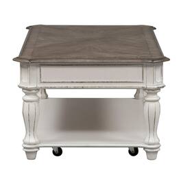 Liberty Furniture Industries - Magnolia Manor Rectangular Cocktail Table in Antique - White