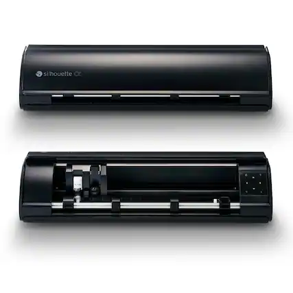 Front. Silhouette - CAMEO5α (Alpha) Cutting Machine - Matte Black.