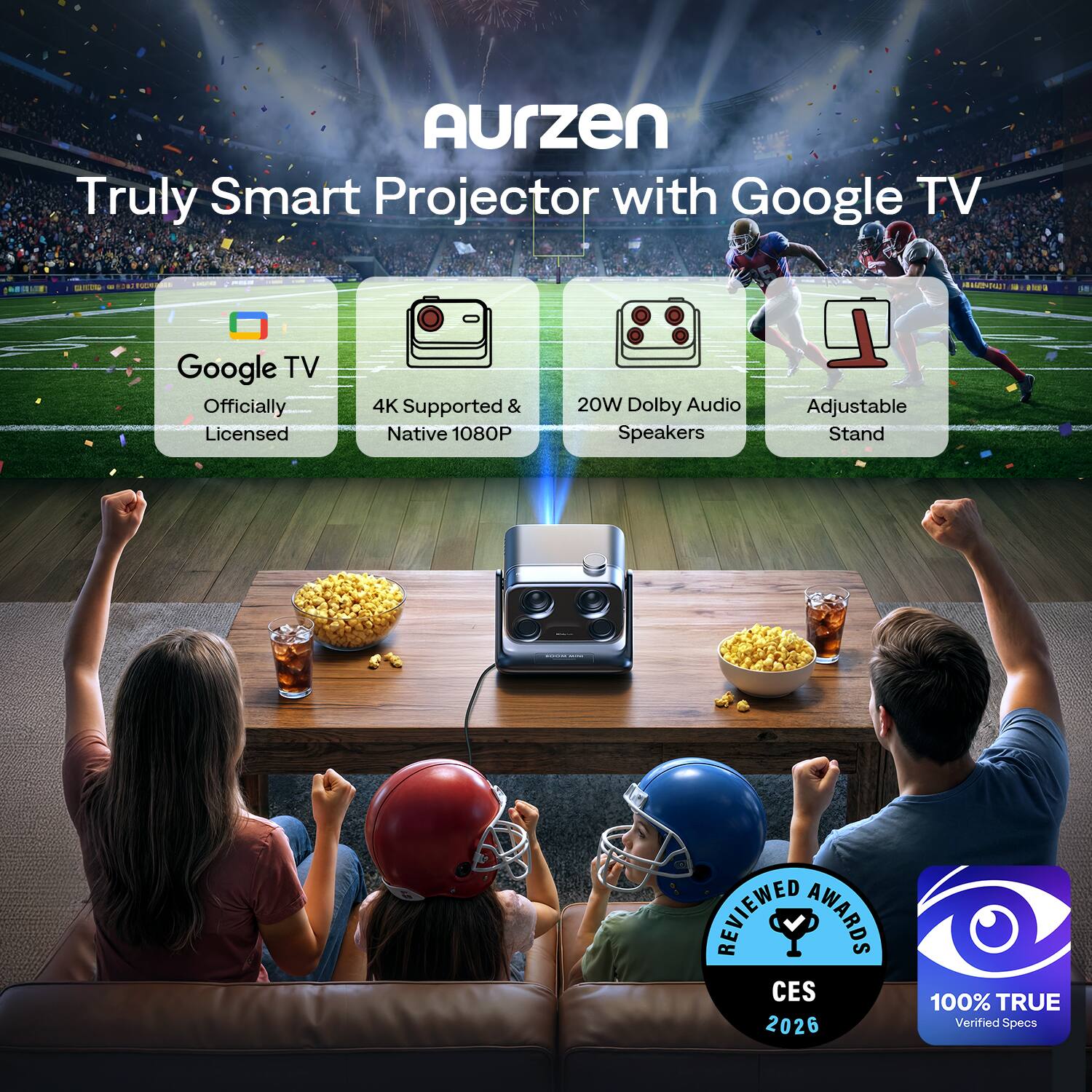 ディズニー/World Family  Projector Amazon.com: Mini Projector with WiFi and Bluetooth, 1080P