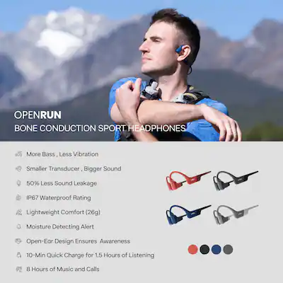 OpenRun Mini - Shokz - Blue OpenRun Mini - Shokz - Blue