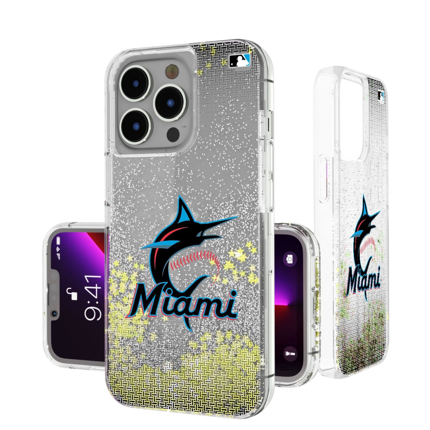 Keyscaper - MLB - Miami Marlins Linen Logo iPhone Glitter Case - 14 Pro - Multicolor price history on PriceWatchPro
