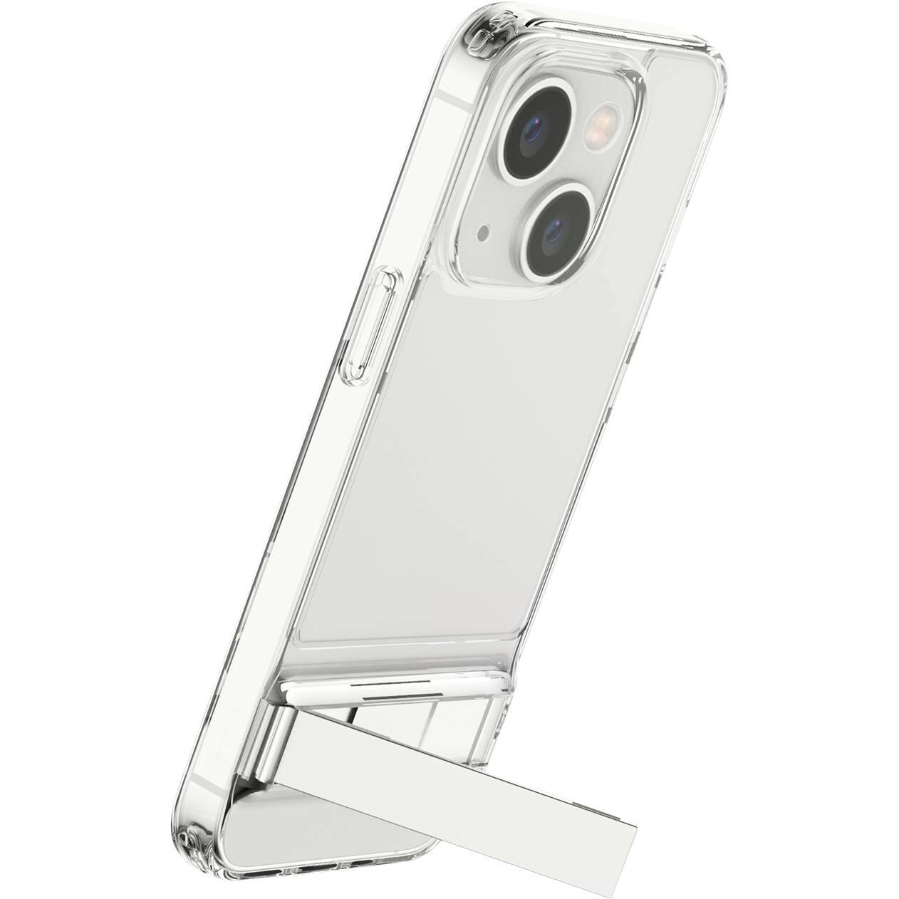 Angle. SaharaCase - AirBoost Shield Case for Apple iPhone 13 mini - Clear.
