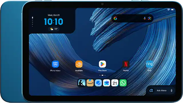 Wed, Oct 21 10:10 72°
Prime Video
Audible
Play Store
Netflix
Ring
21
Ask Alexa