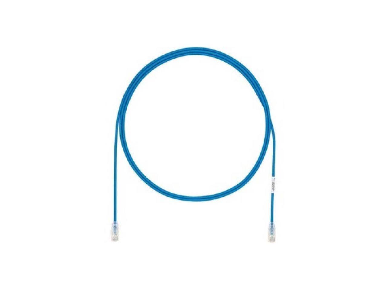 Alt View 4. Panduit - Panduit UTP28X7BU 7 ft. Cat 6A Blue 28AWG UTP Patch Cord CM/LSZH.