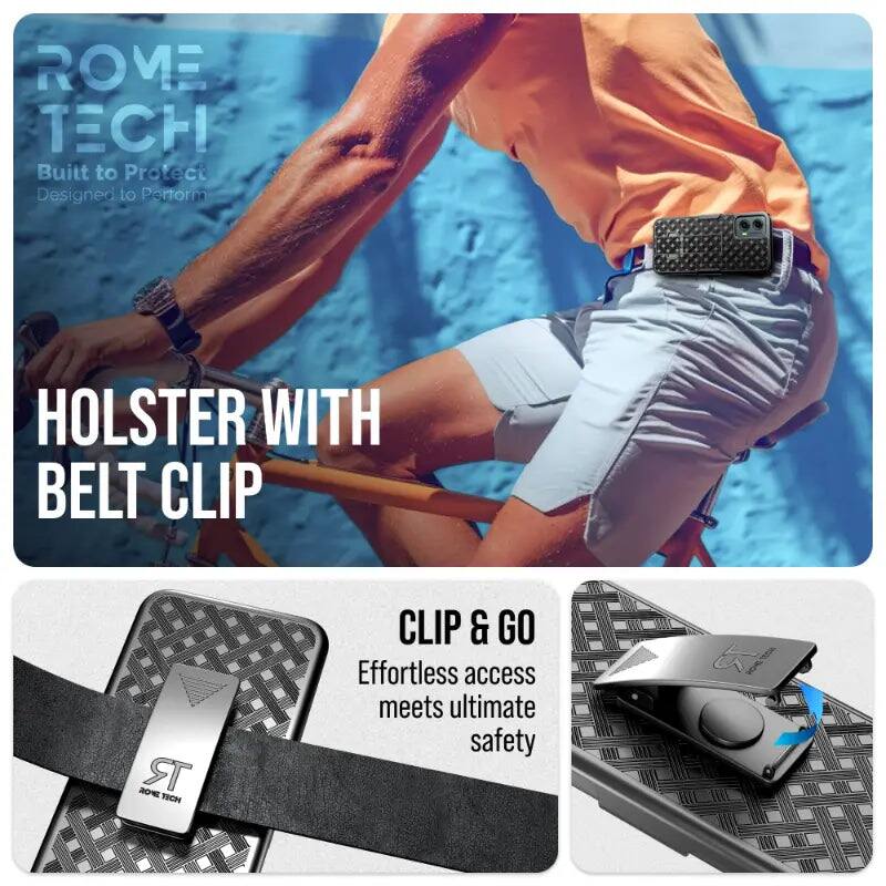 ROVE TECH  
Built to Protect  
Designed to Perform  

HOLSTER WITH BELT CLIP  

CLIP & GO  
Effortless access meets ultimate safety
