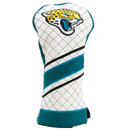 Front. Team Golf - Striped Quilted Driver Headcover - Multicolor.