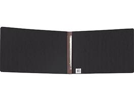 Oxford - 2-Prong Report Cover with Reinforced Side Hinge, Ledger Size - Black
