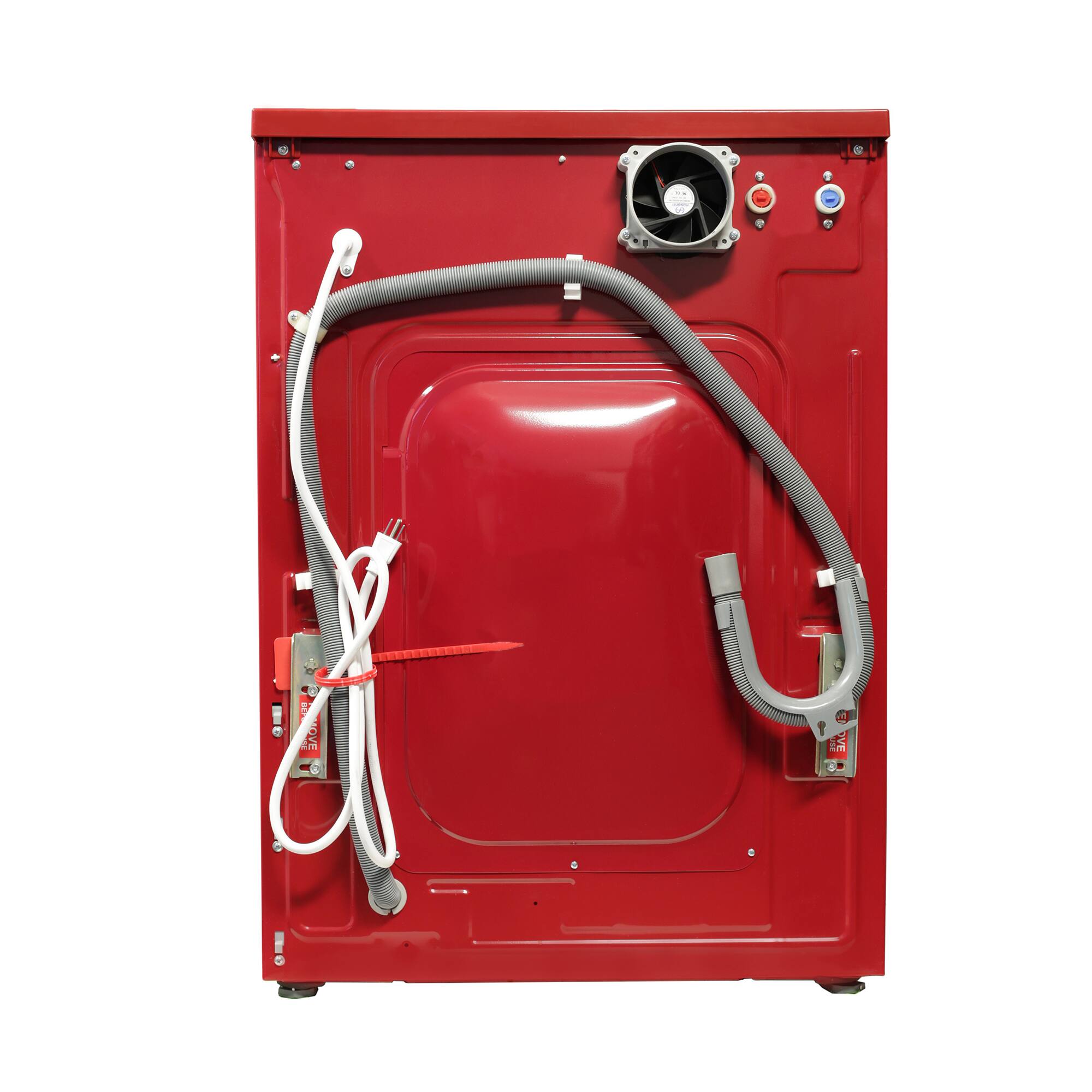 Alt View 4. Equator - Equator 1.62 cu ft. All-in-One Combo Washer Electric Dryer Convertible VENTLESS/VENTED DRY | PET Special 110V - EZ 4600 - Merlot.