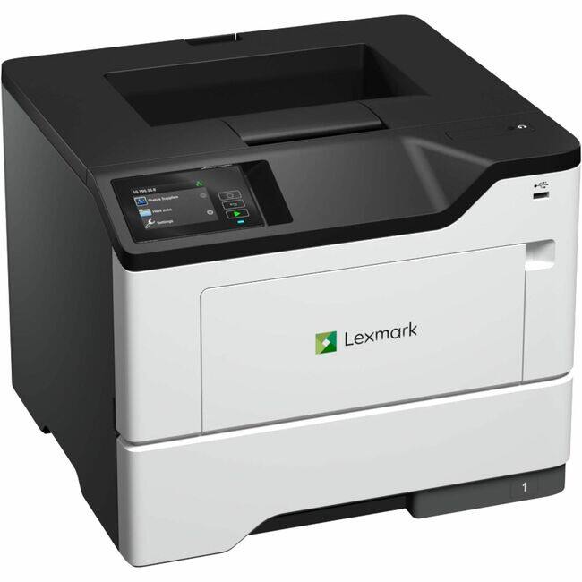 Front. Lexmark - Lexmark MS631dw Desktop Wired Laser Printer - Monochrome - TAA Compliant - 50 ppm Mono - 1200 x 1200 dpi Print - 650 - Unknown.