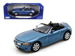 BMW Z4 Convertible 1/18 Diecast Model Car by Motormax - Blue