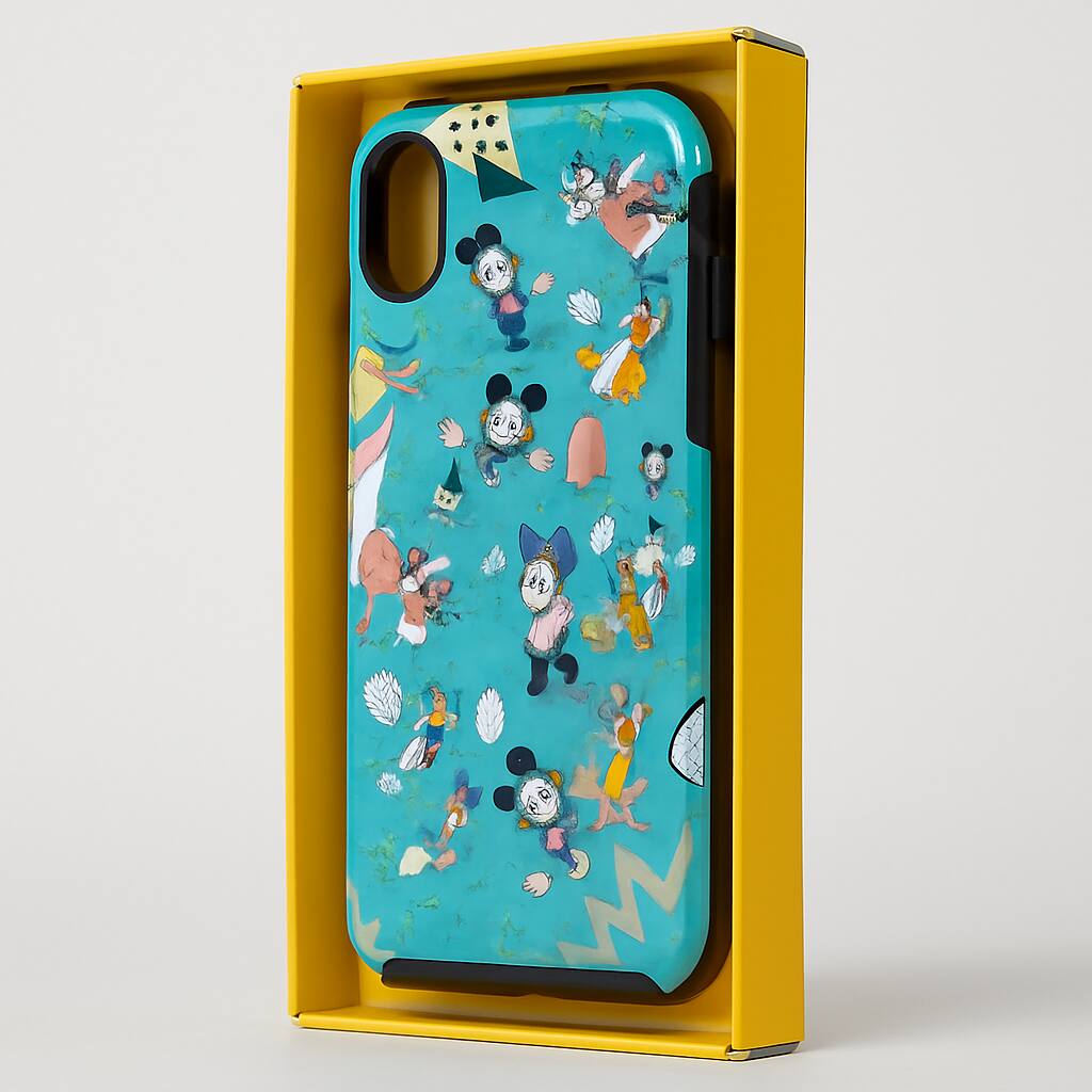 Back. OtterBox - Otterbox Symmetry Totally Disney Case For Apple Iphone Xs Max - Rad Friends - Multi.