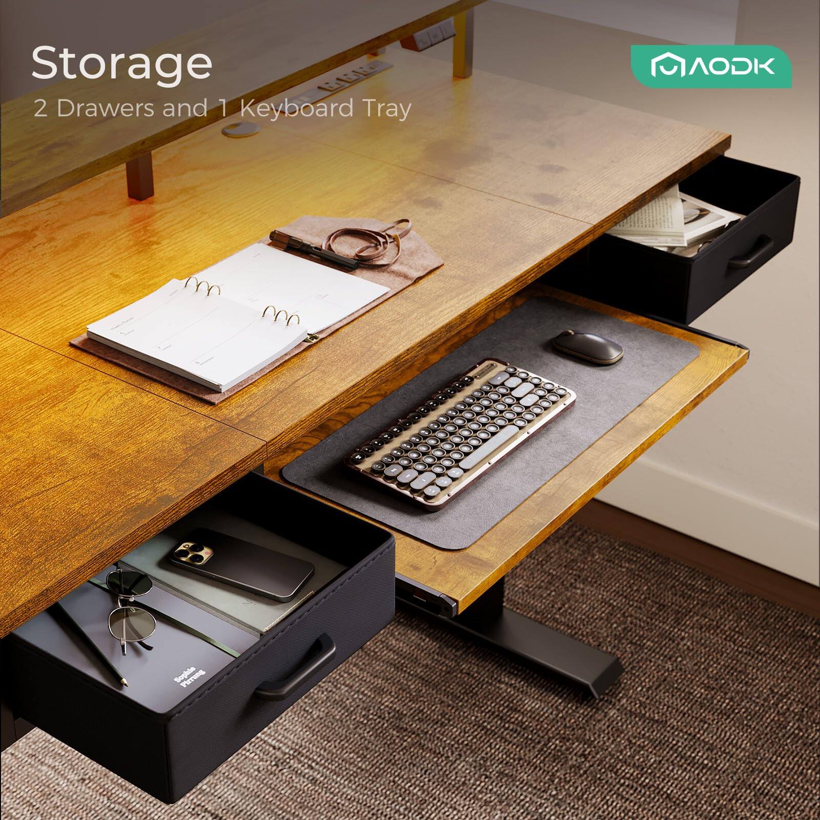 Storage  
2 Drawers and 1 Keyboard Tray  

AODK  

Sophie Pirrung