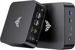 Kamrui - E3 4K Mini PC - AMD Ryzen 5 3501U (4C/8T Up to 3.7GHz) - 16GB DDR4 512GB SSD - WiFi 5 BT4.2 Win11pro - Black