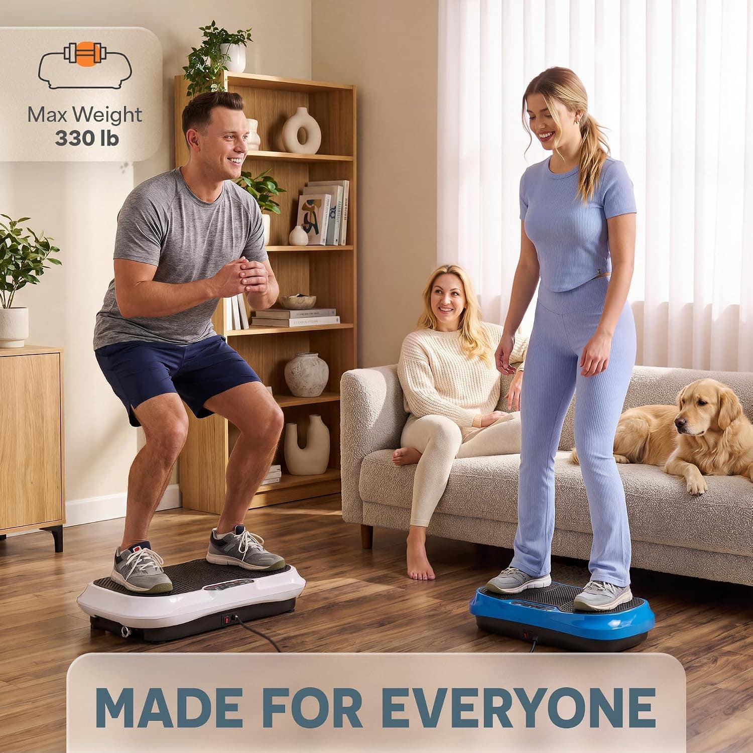 LifePro Waver Vibration Plate – Whole Body Exercise Machine for