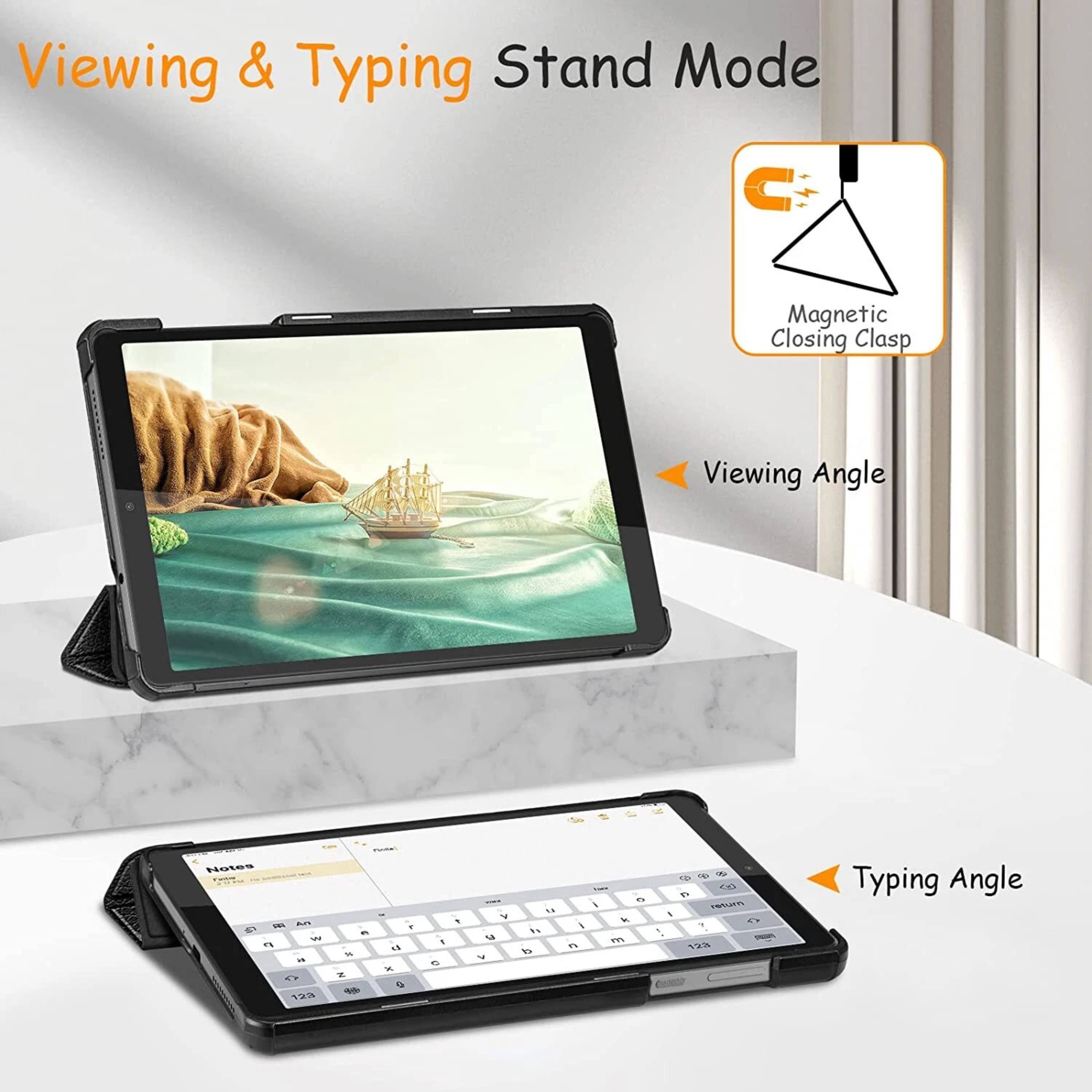 Viewing & Typing Stand Mode C  
Magnetic Closing Clasp  
Viewing Angle  
Typing Angle