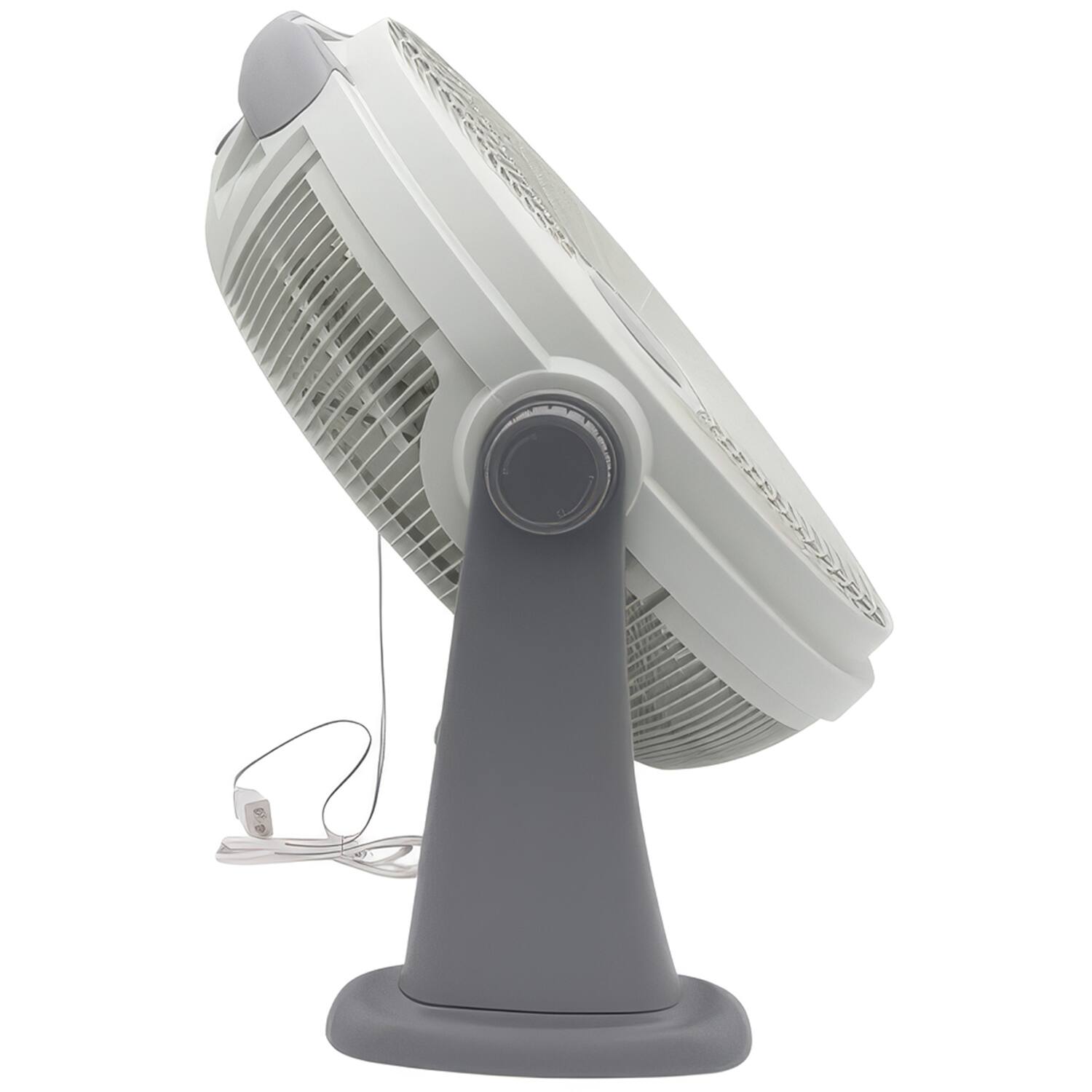 Alt View 5. Seasons Comfort - FHV120 20" 3-Speed High-Velocity Heavy-Duty Air-Circulator Floor Fan, 340° Tilting Head - White/Gray.