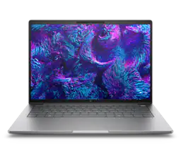 Front. HP - HP ZBook 8 G1i 14" Mobile Workstation PC Wolf Pro Security Edition NVIDIA RTX - Black.
