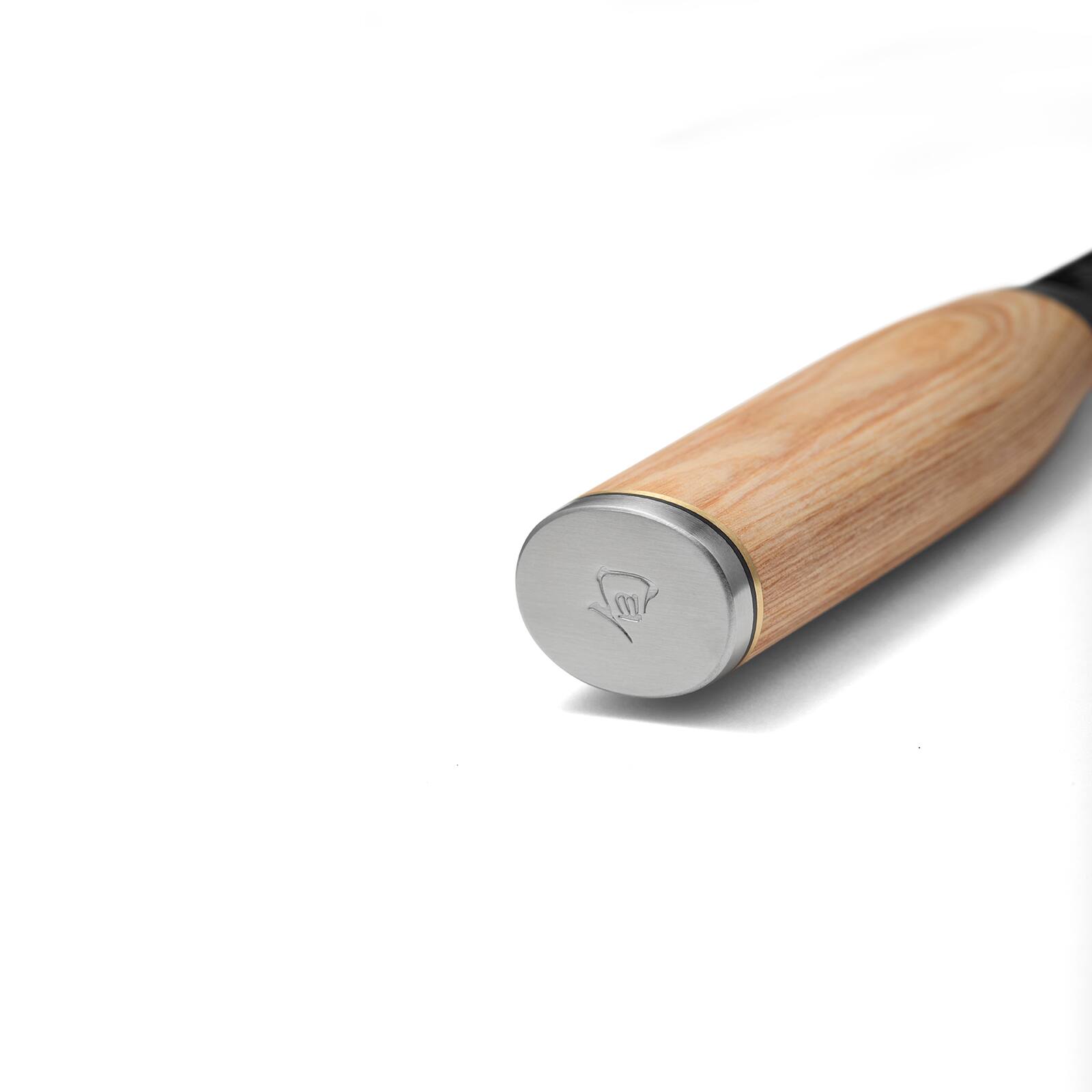 Alt View 1. Shun - Premier Blonde 9.5 Inch Slicing Knife - Silver.