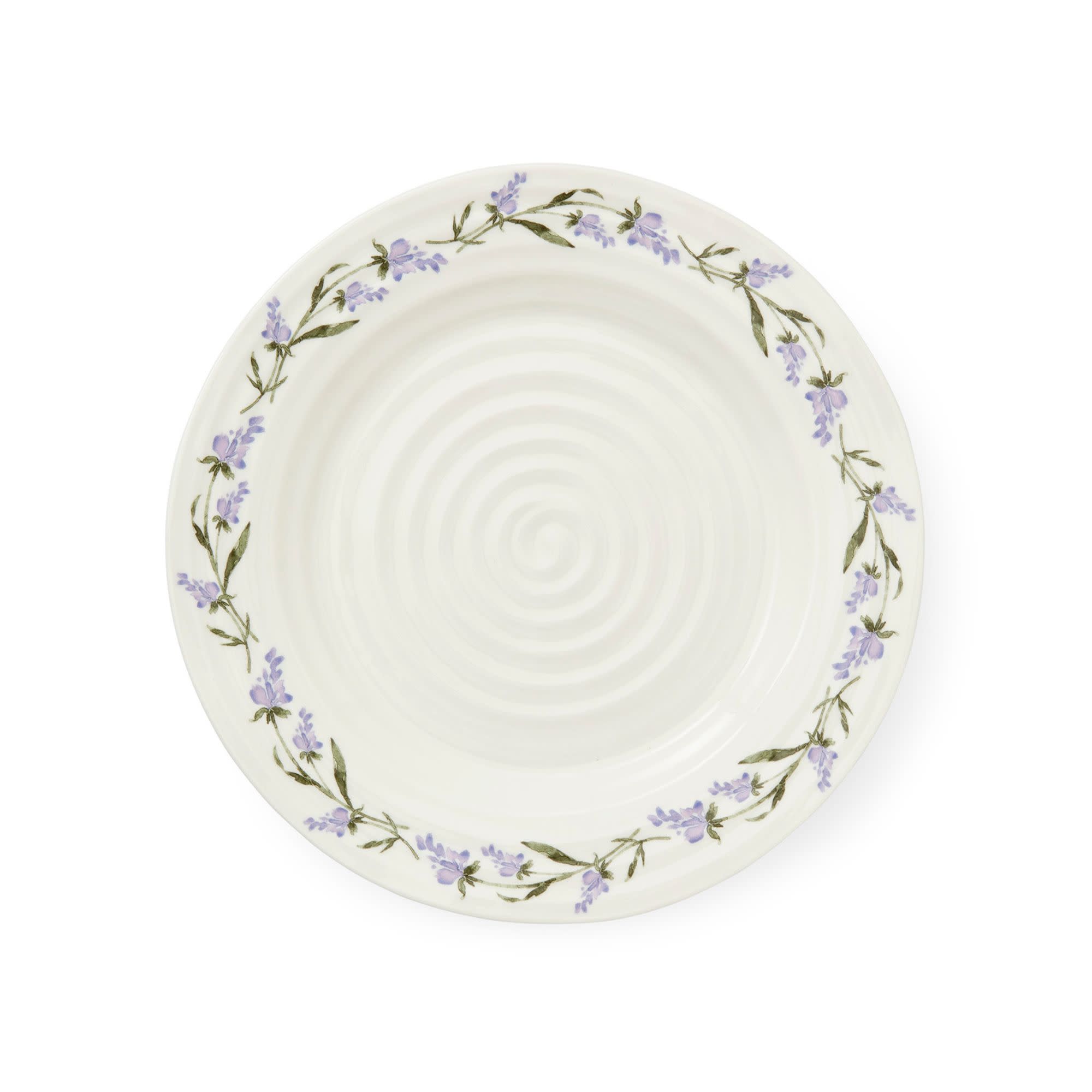Front. Portmeirion - Portmeirion Sophie Conran Lavandula Dinner Plate - White.