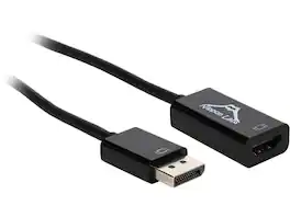 Nippon Labs - AD-DP-HDMI-EYE 6" DP1.2 to HDMI Active Adapter, 4K, Eyefinity Supports