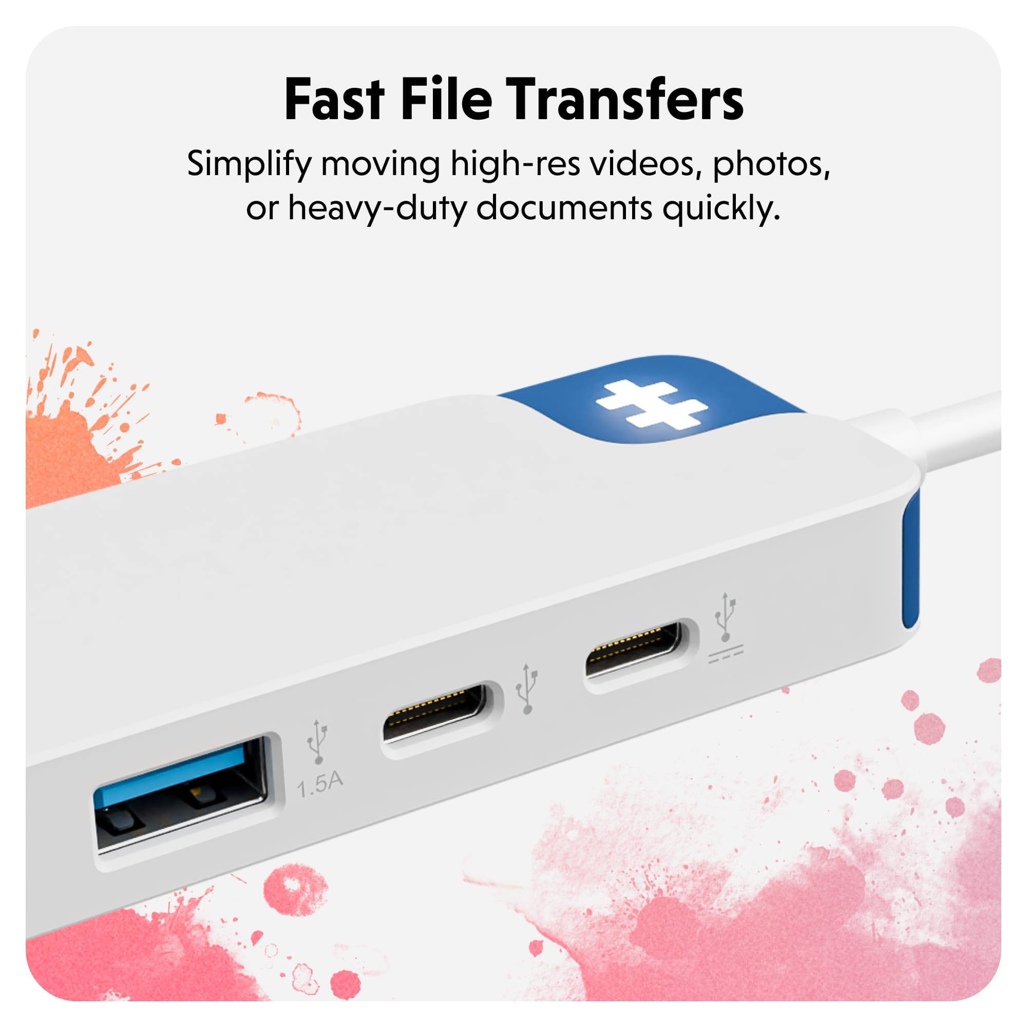 Fast File Transfers: Simplify moving high-res videos, photos, or heavy-duty documents quickly.