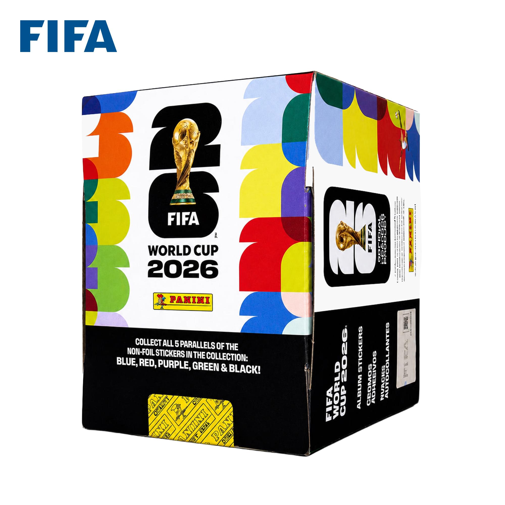 FIFA WORLD CUP 2026 PANINI COLLECT ALL 5 PARALLELS OF THE NON-FOIL STICKERS IN THE COLLECTION: BLUE, RED, PURPLE, GREEN & BLACK!