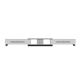FUFU & GAGA - FUFU&GAGA Modular TV Stand - Fits 60" TVs, Convertible Design, Finish - White