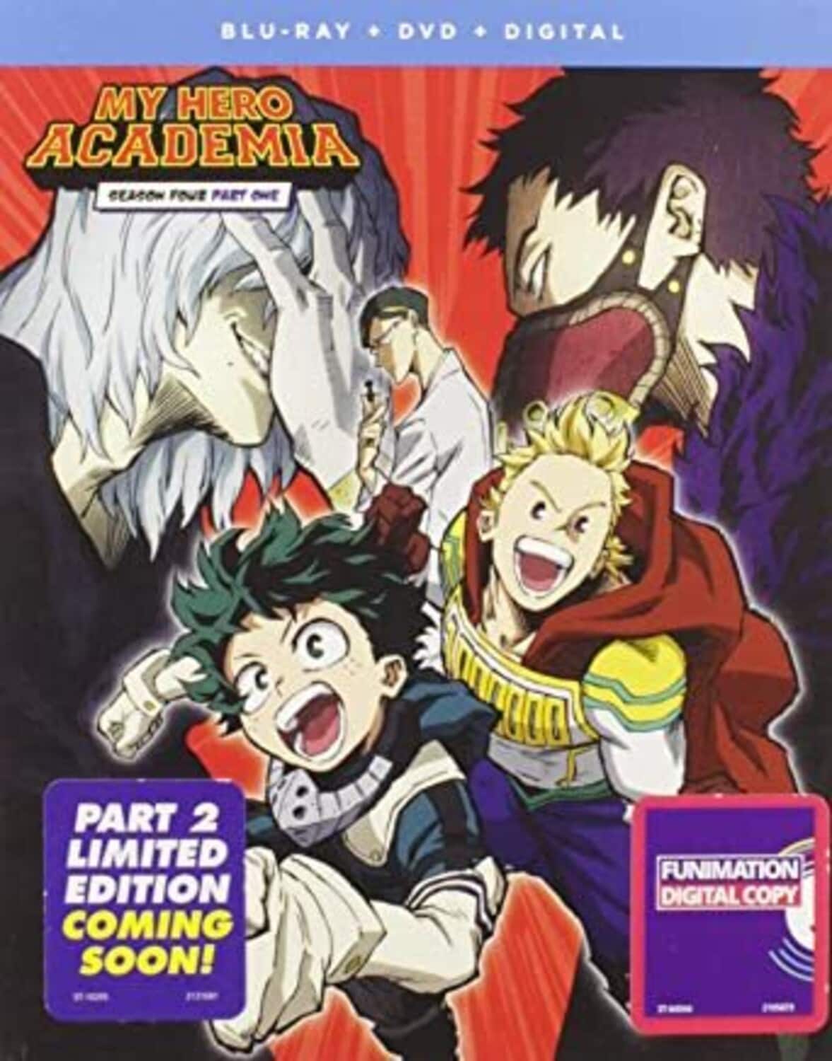 My Hero Academia: Season 4 Part 1 (MHA)  - BLU-RAY