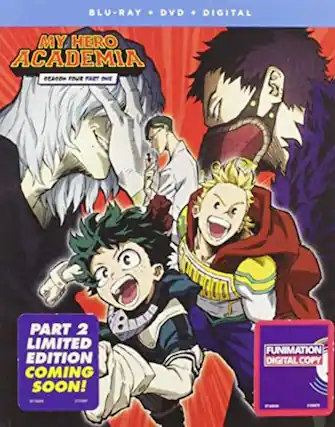 Front. My Hero Academia: Season 4 Part 1 (MHA) - BLU-RAY.