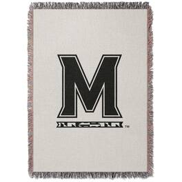 Chad & Jake - Maryland Terrapins Woven Blanket - White
