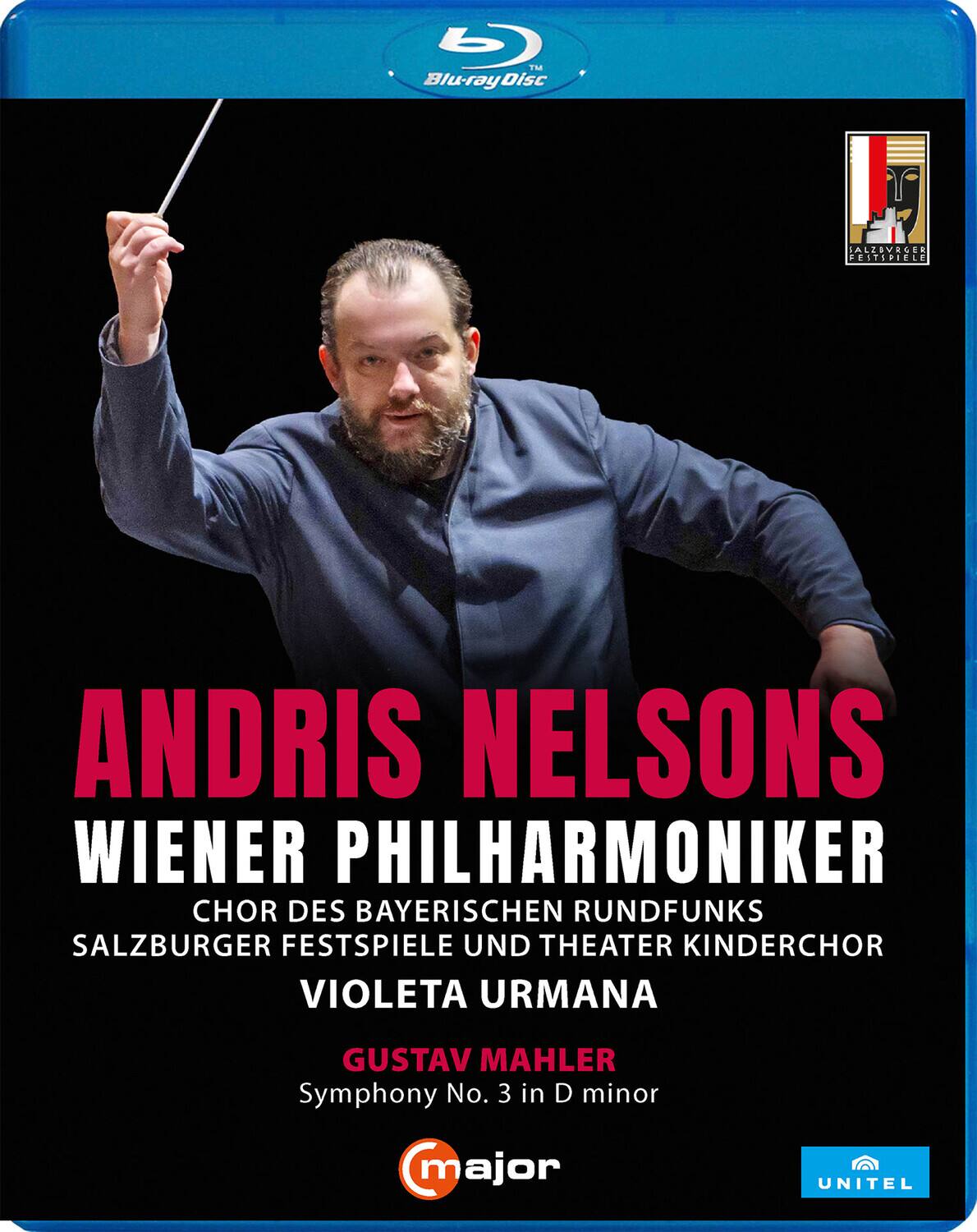 Front. Gustav Mahler - Andris Nelsons conducts the Wiener Philharmoniker   - BLU-RAY.