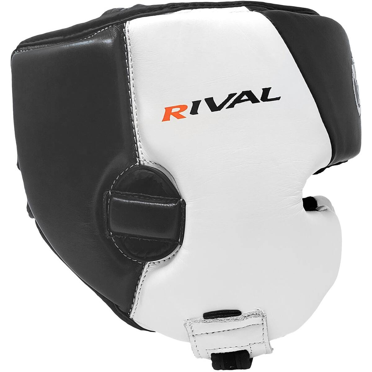Alt View 3. RIVAL - Rival Boxing RHG20 Traditional Headgear - Small - Black/White - Black/White.
