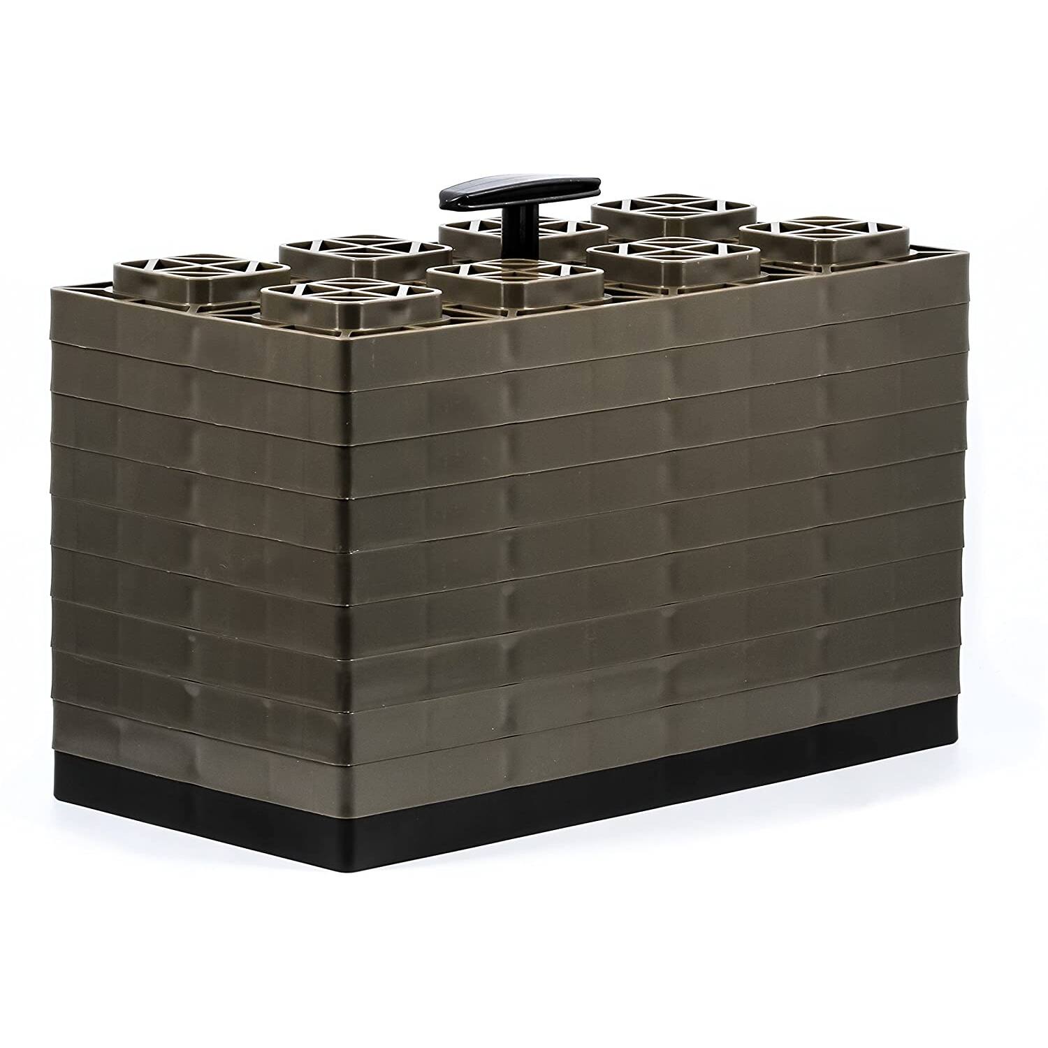 Alt View 1. Camco - Camco FasTen 4x2 Durable RV Camper Leveling Stabilizer Blocks for Dual Tires - Gray.